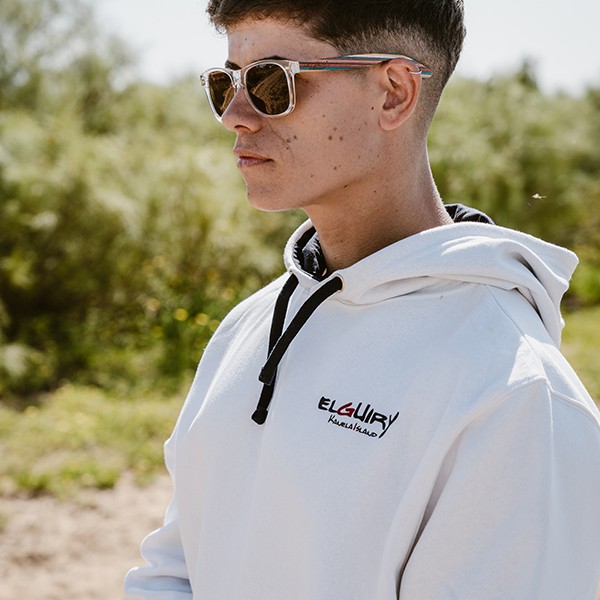 Sudadera urbanita hombre blanca El Guiry